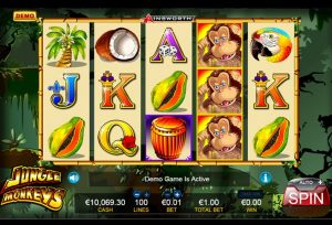 can you play games like jungle monkeys slots online