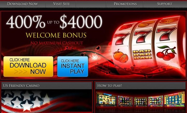 are there many slots at the lucky red casino site